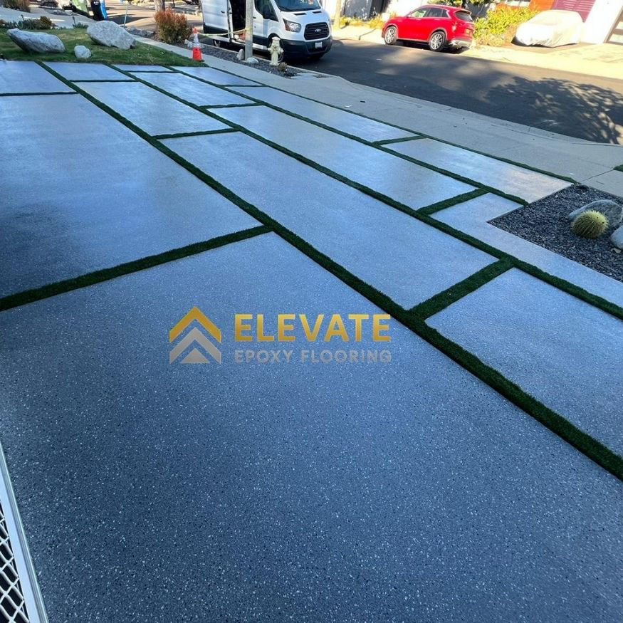 driveway concrete coating santa clarita