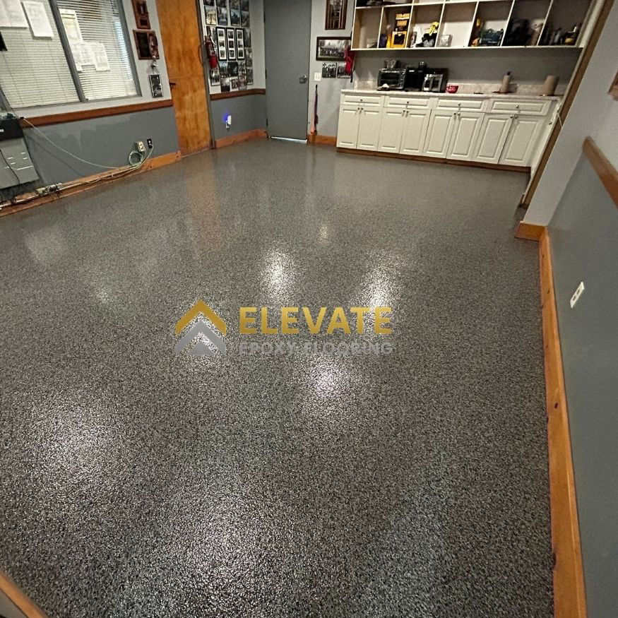 flake system epoxy in office