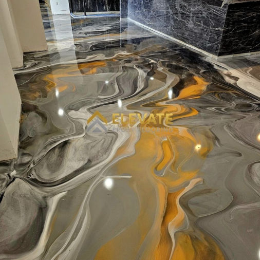 metallic epoxy flooring santa clarita